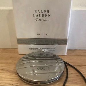 NWT RL Collection White Tea Solid Diffuser Croc Pattern Metal, Sealed